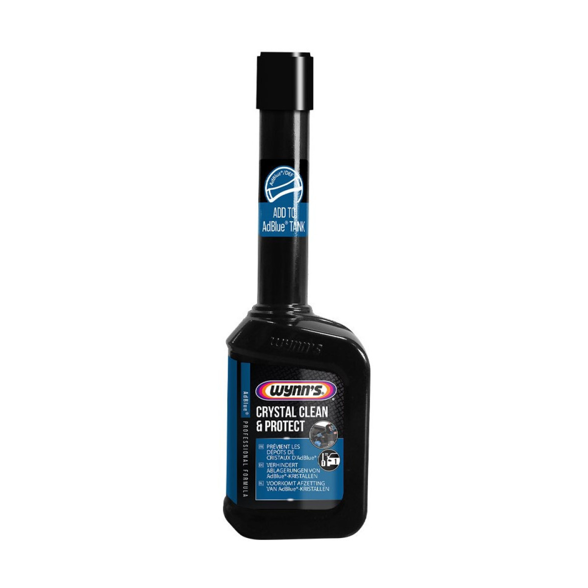 WYNNS Crystal Clean & Protect, priedas AD-Blue sistemai nuo kristalizacijos, 125 ml