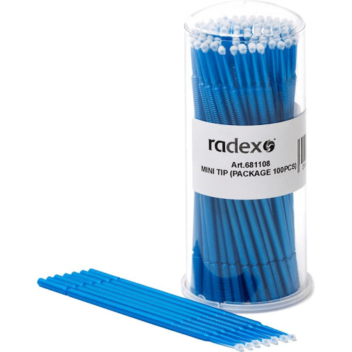 RADEX Microbrush, mikrošepetėliai, 100 vnt