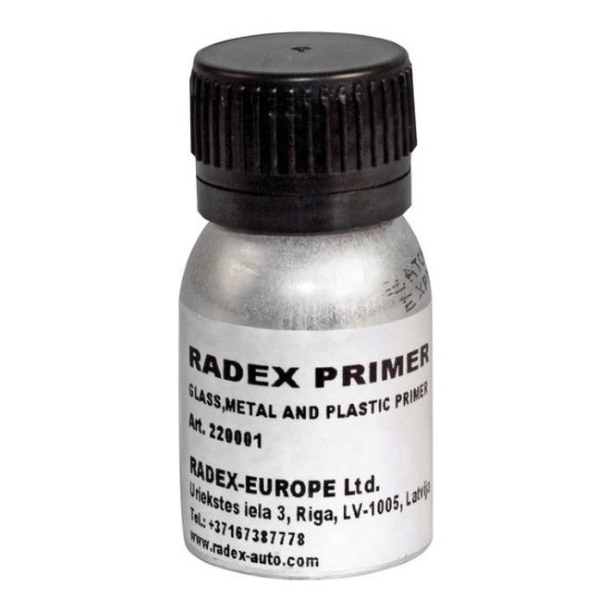 RADEX Primer, gruntas stiklui, 30 ml RADEX Primer, gruntas stiklui, 30 ml