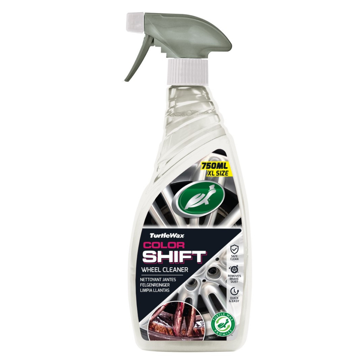 TURTLE WAX Colorshift wheel cleaner, ratlankių valiklis, 750 ml