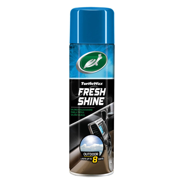TURTLE WAX Fresh Shine Outdoor, salono plastiko blizgiklis, 500 ml