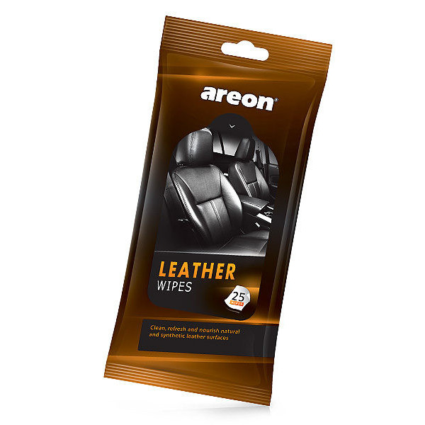 AREON Wipes Leather, šluostės odai, 25 vnt