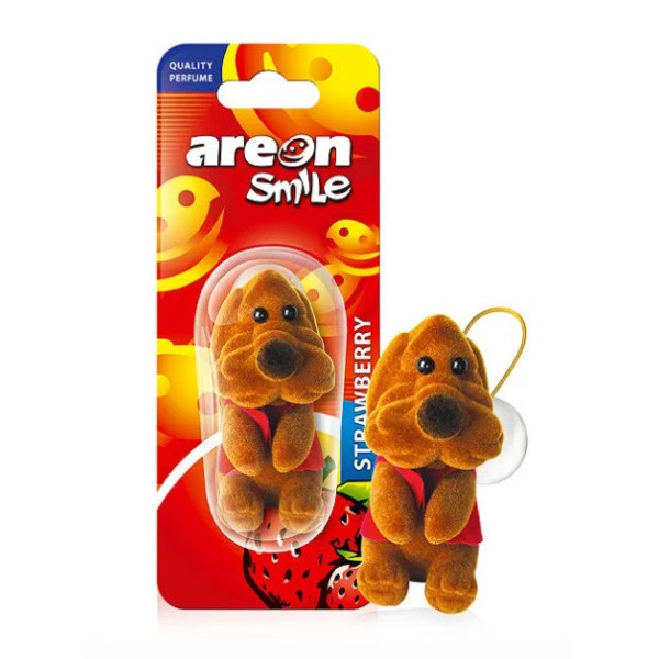 AREON Smile Toy Strawberry / Brown Dog oro gaiviklis