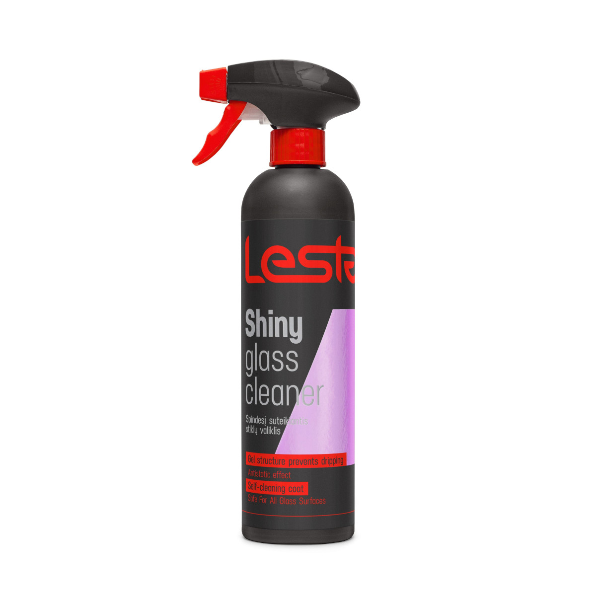 LESTA Shiny Glass Cleaner, stiklų valiklis, 500 ml