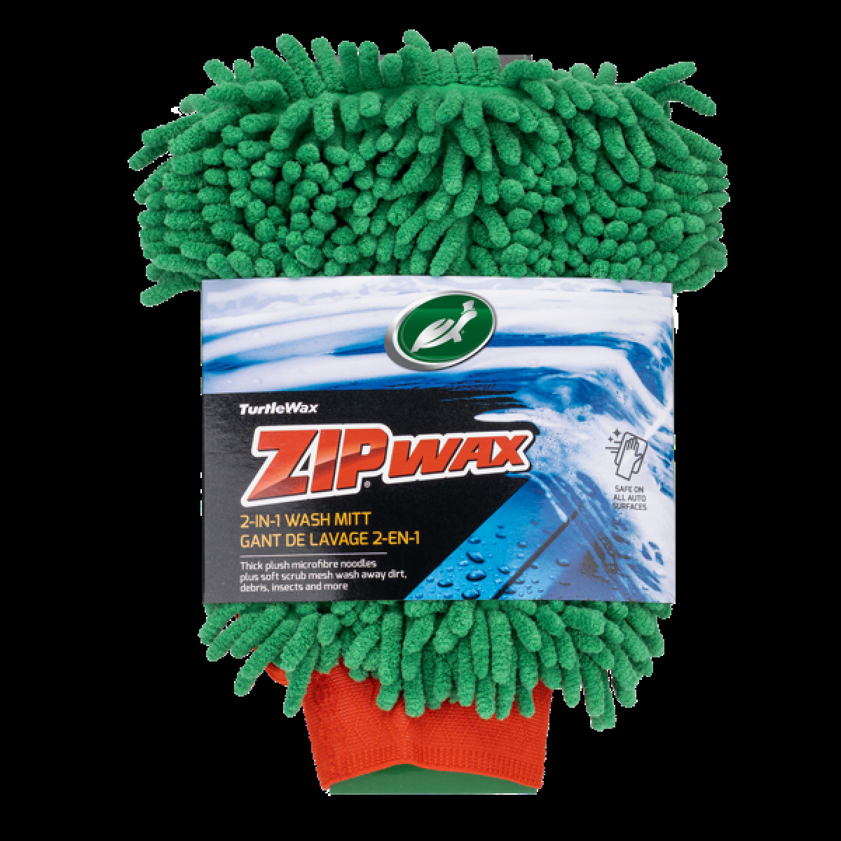 TURTLE WAX Zip Wax, Dvipusė plovimo pirštinė