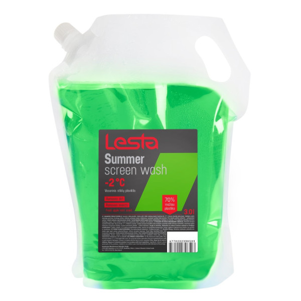 LESTA Windscreen Washer Fluid 2In1 -2°C, priekinio stiklo plovimo skystis, 3 L