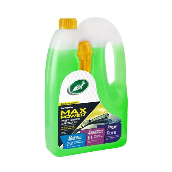 TURTLE WAX Windscreen Washer Fluid M.A.X. Power -2°C, priekinio stiklo plovimo skystis, 4 L
