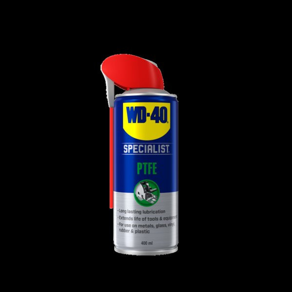 WD-40 SPECIALIST PTFE (SPEC5), didelio našumo tepalas, 400 ml WD-40 SPECIALIST PTFE (SPEC5), didelio našumo tepalas, 400 ml