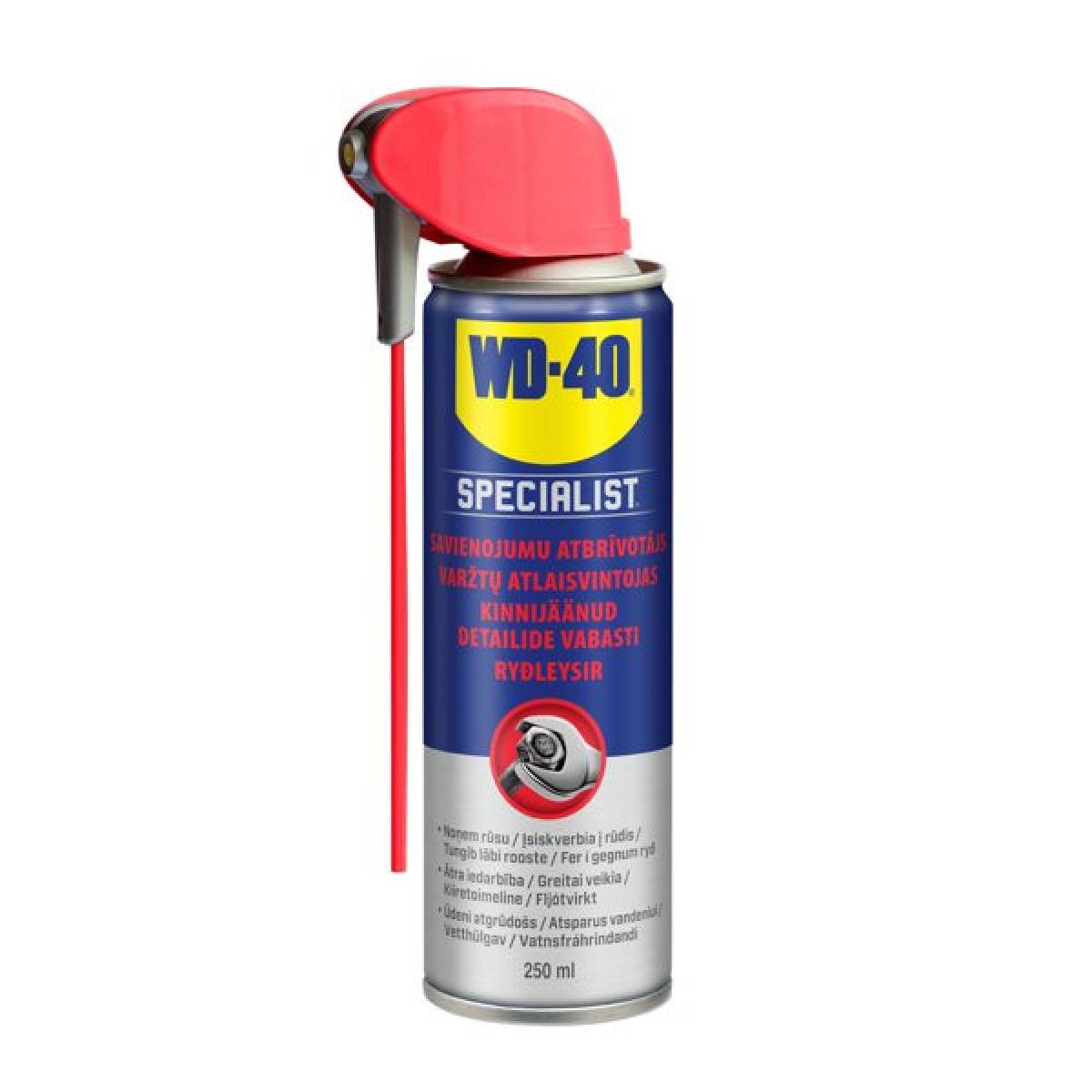WD-40 SPECIALIST (SPEC2), Varžtų atlaisvintojas, 250 ml WD-40 SPECIALIST (SPEC2), Varžtų atlaisvintojas, 250 ml