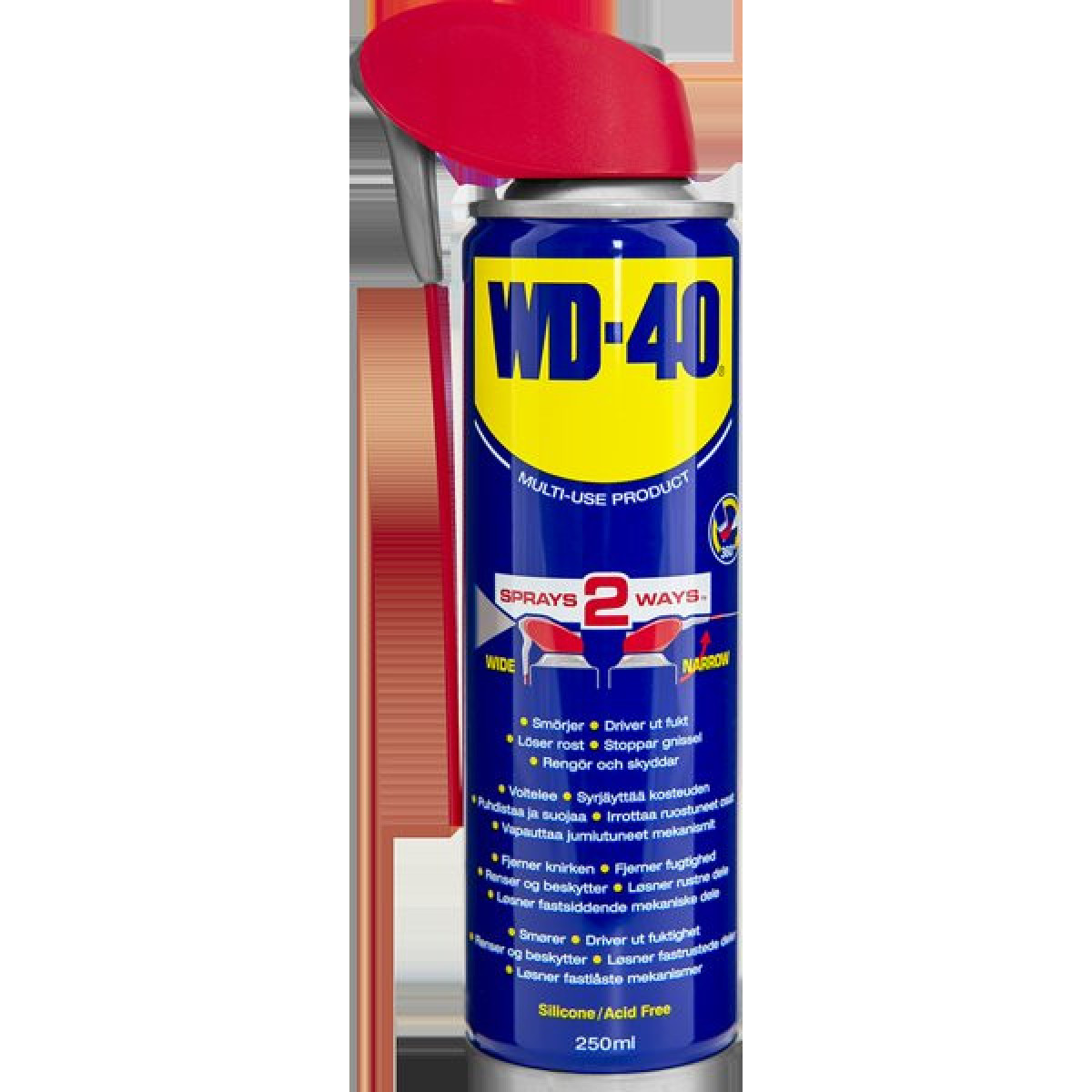 WD-40 Multi-use product Smart Straw, Universali priemonė, 250 ml WD-40 Multi-use product Smart Straw, Universali priemonė, 250 ml