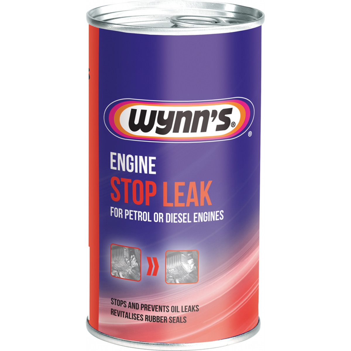 WYNNS Engine Stop Leak, Alyvos priedas stabdantis nuotėkas, 325 ml