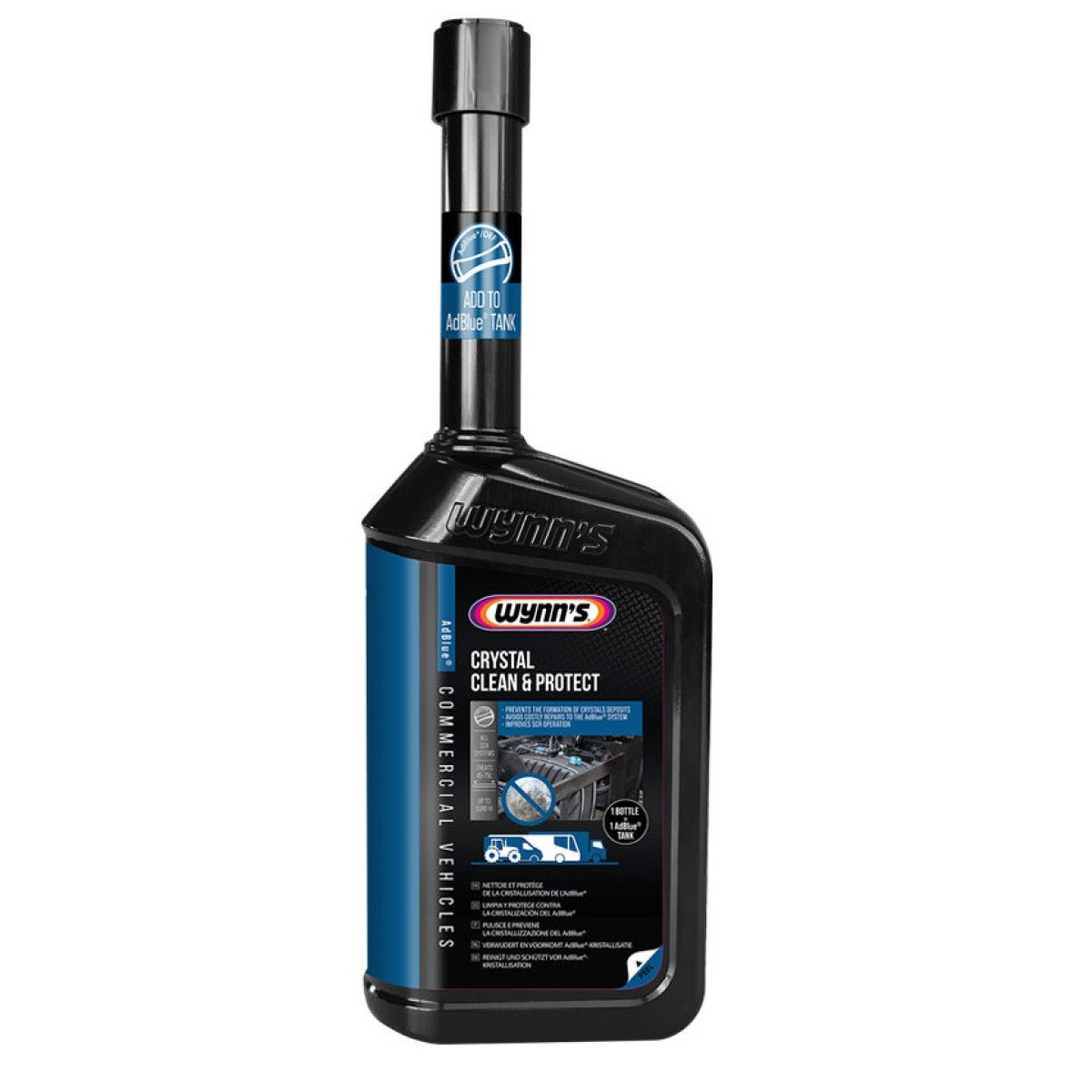 WYNNS Crystal Clean & Protect, priedas AD-Blue sistemai nuo kristalizacijos, 500 ml WYNNS Crystal Clean & Protect, priedas AD-Blue sistemai nuo kristalizacijos, 500 ml