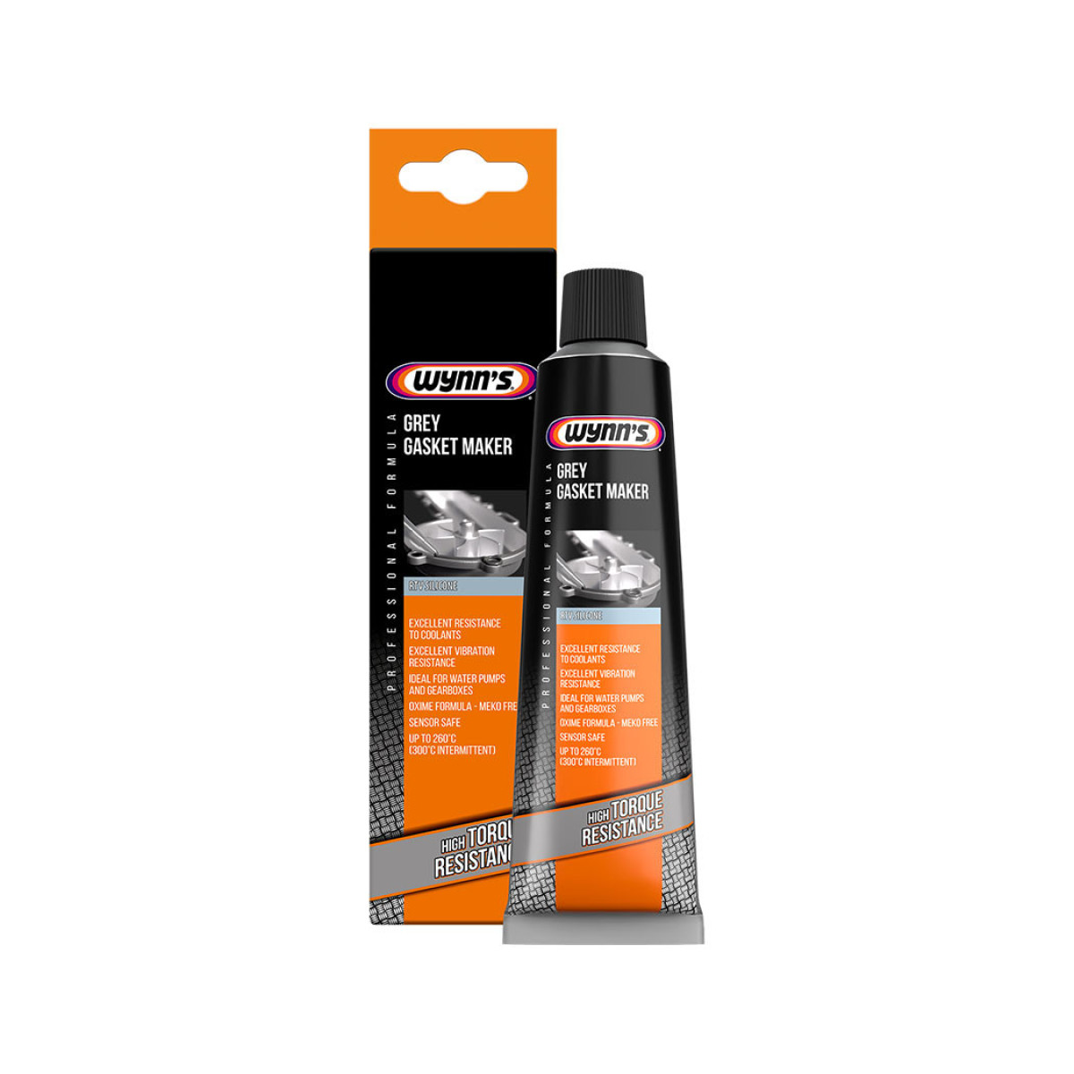 WYNNS Grey Gasket Maker, pilkas hermetikas, 80 ml