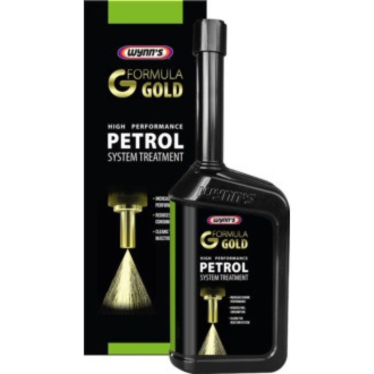 WYNNS Petrol System Treatment Formula Gold, Priedas benzino įpurškimo sistemoms, 500 ml