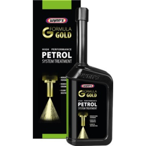 WYNNS Petrol System Treatment Formula Gold, Priedas benzino įpurškimo sistemoms, 500 ml