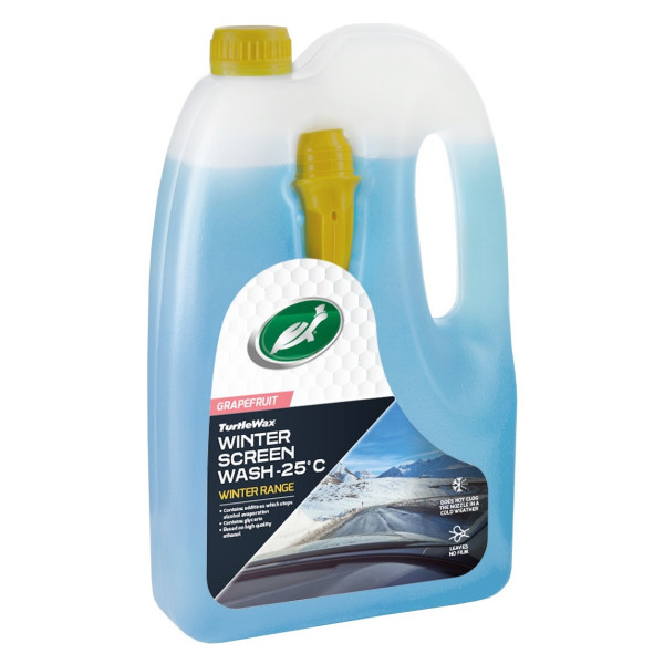 TURTLE WAX Windscreen Washer Fluid -25°C, priekinio stiklo plovimo skystis, 4 L TURTLE WAX Windscreen Washer Fluid -25°C, priekinio stiklo plovimo skystis, 4 L