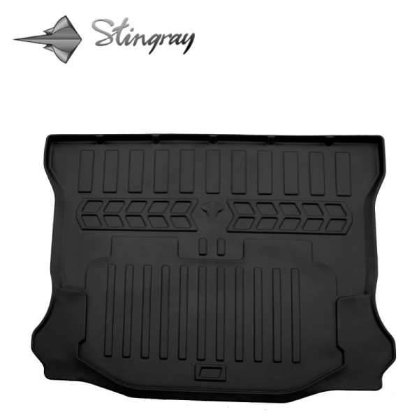 Guminis bagažinės 3D kilimėlis JEEP Wrangler JK 5 2007-2018m. (5 doors) / 6046031 / paaukštintais kraštais