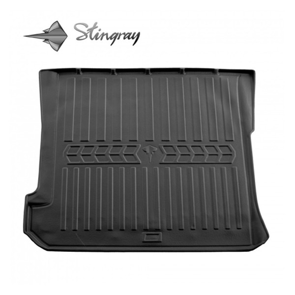 Guminis bagažinės 3D kilimėlis MERCEDES-BENZ X296 EQS SUV nuo 2022m. (5 seats) / 6012151 / paaukštintais kraštais