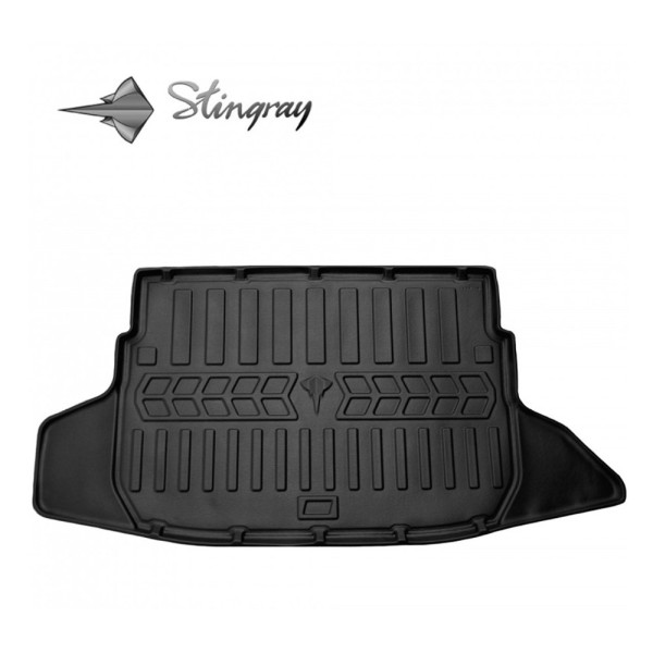 Guminis bagažinės 3D kilimėlis NISSAN Juke 2010-2019m. / 6014261 / paaukštintais kraštais