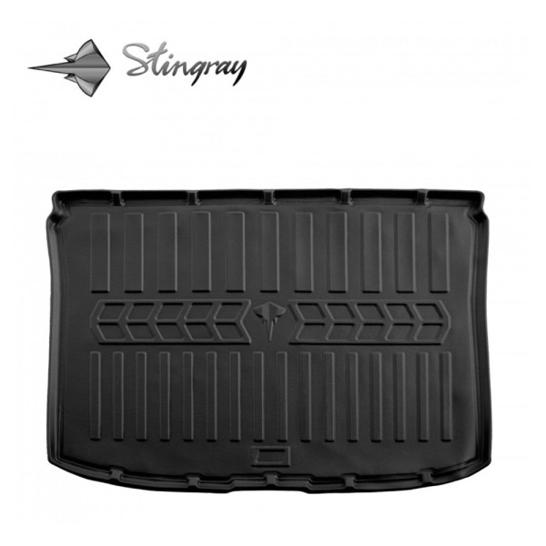 Guminis bagažinės 3D kilimėlis PEUGEOT 307 2001-2008m. (hatchback) / 6016111 / paaukštintais kraštais