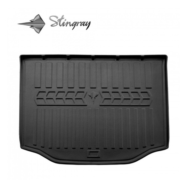 Guminis bagažinės 3D kilimėlis TOYOTA RAV 4 XA40 2013-2018m. (full size spare wheel) / 6022241 / paaukštintais kraštais