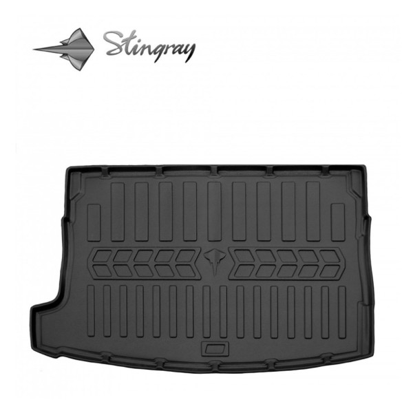 Guminis bagažinės 3D kilimėlis VOLKSWAGEN e-Golf 2014-2020m. (hatchback) / 6024421 / paaukštintais kraštais