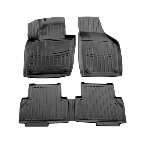 Guminiai 3D kilimėliai SEAT Alhambra II 7N 2010-2020m., 5 pc. / juoda / 5024365 / paaukštintais kraštais