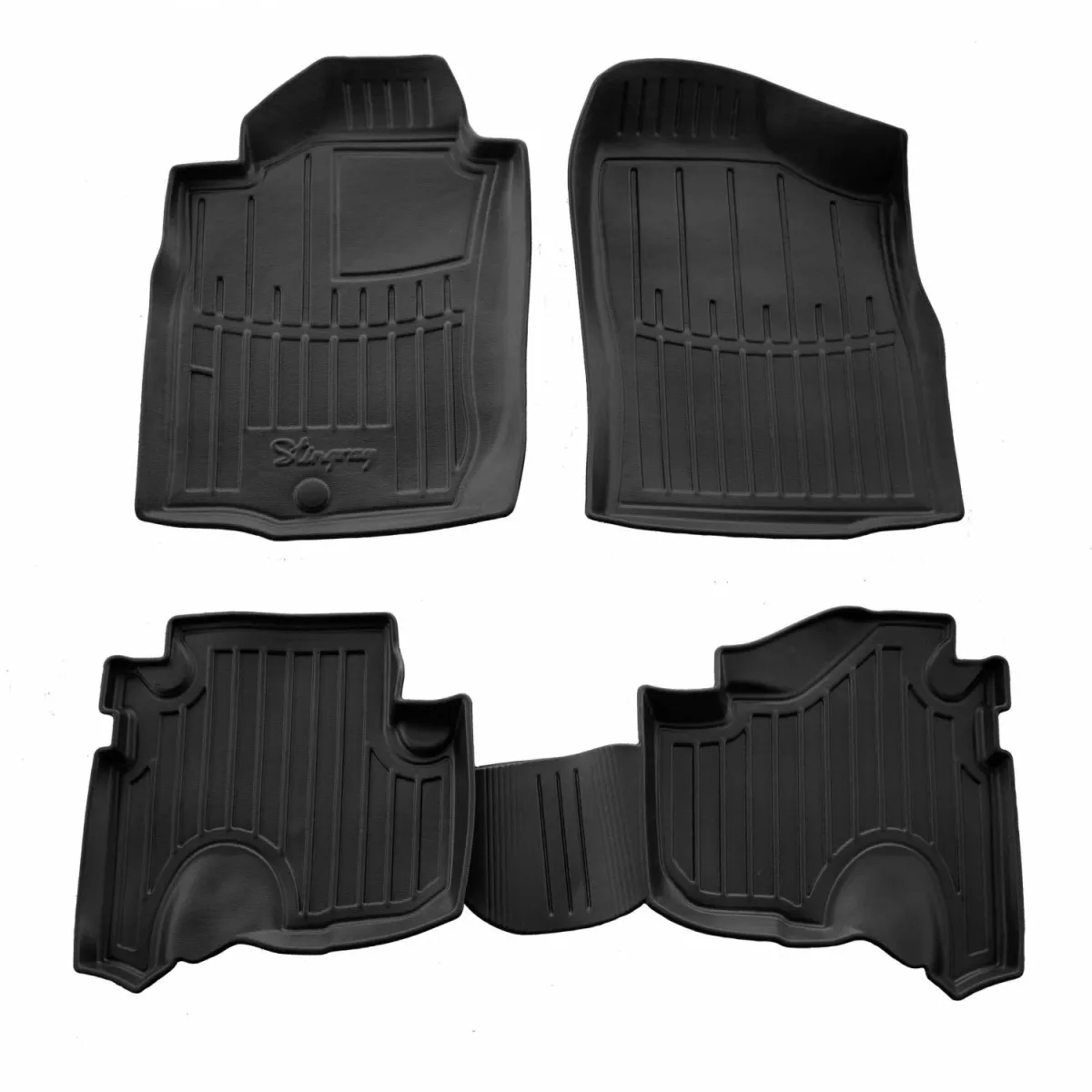 Guminiai kilimėliai TOYOTA Land Cruiser Prado J90 3 durys 1996-2002m. Guminiai kilimėliai TOYOTA Land Cruiser Prado J90 3 durys 1996-2002m.