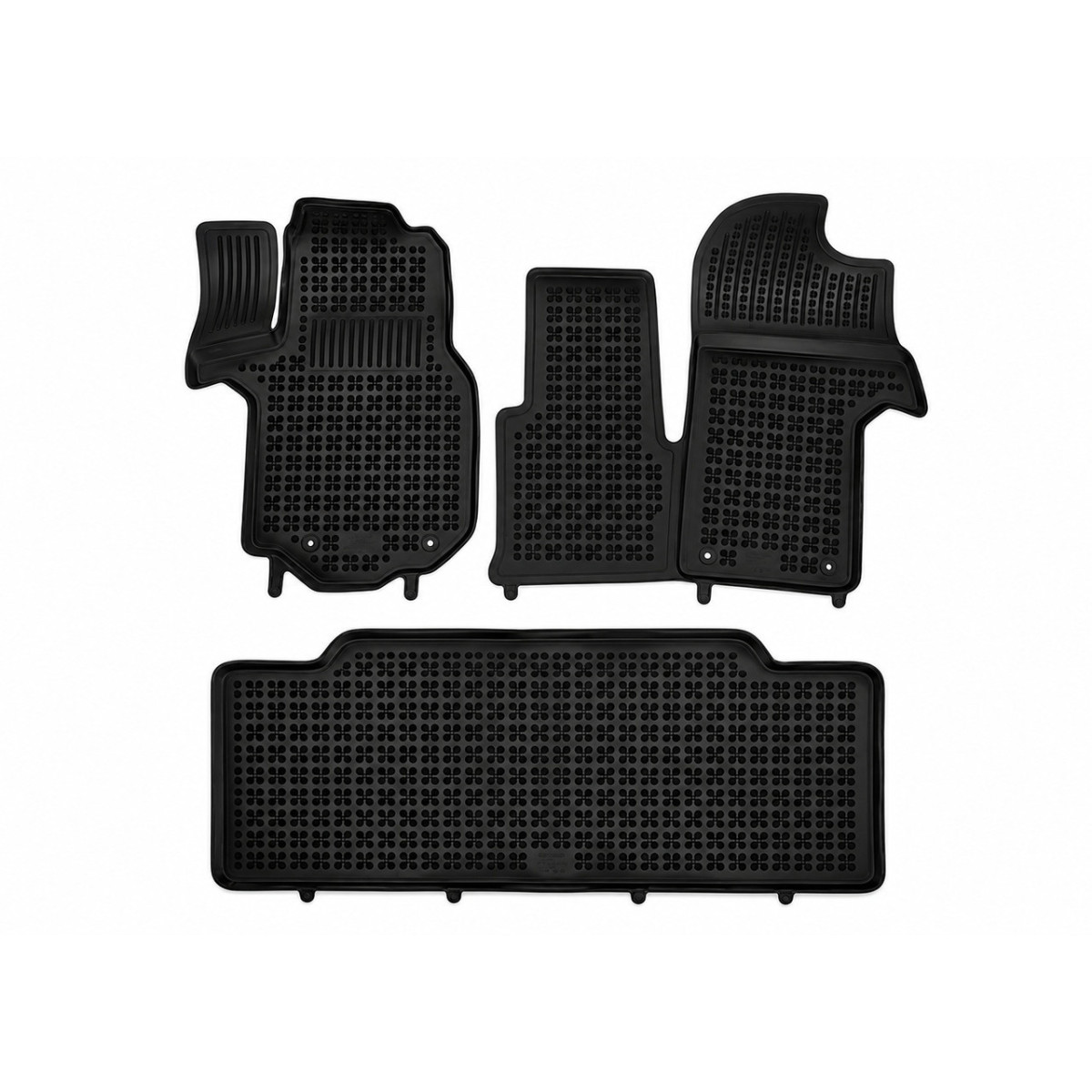 Guminiai kilimėliai Volkswagen Crafter II nuo 2016m. (2 eilės)