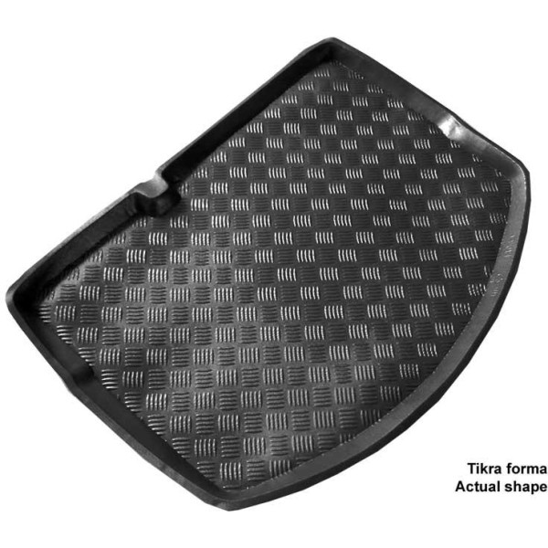 Plastikinis Bagažinės kilimėlis Citroen C3 hečbekas plonas atsarginis ratas bagažinėje nuo 2010m.