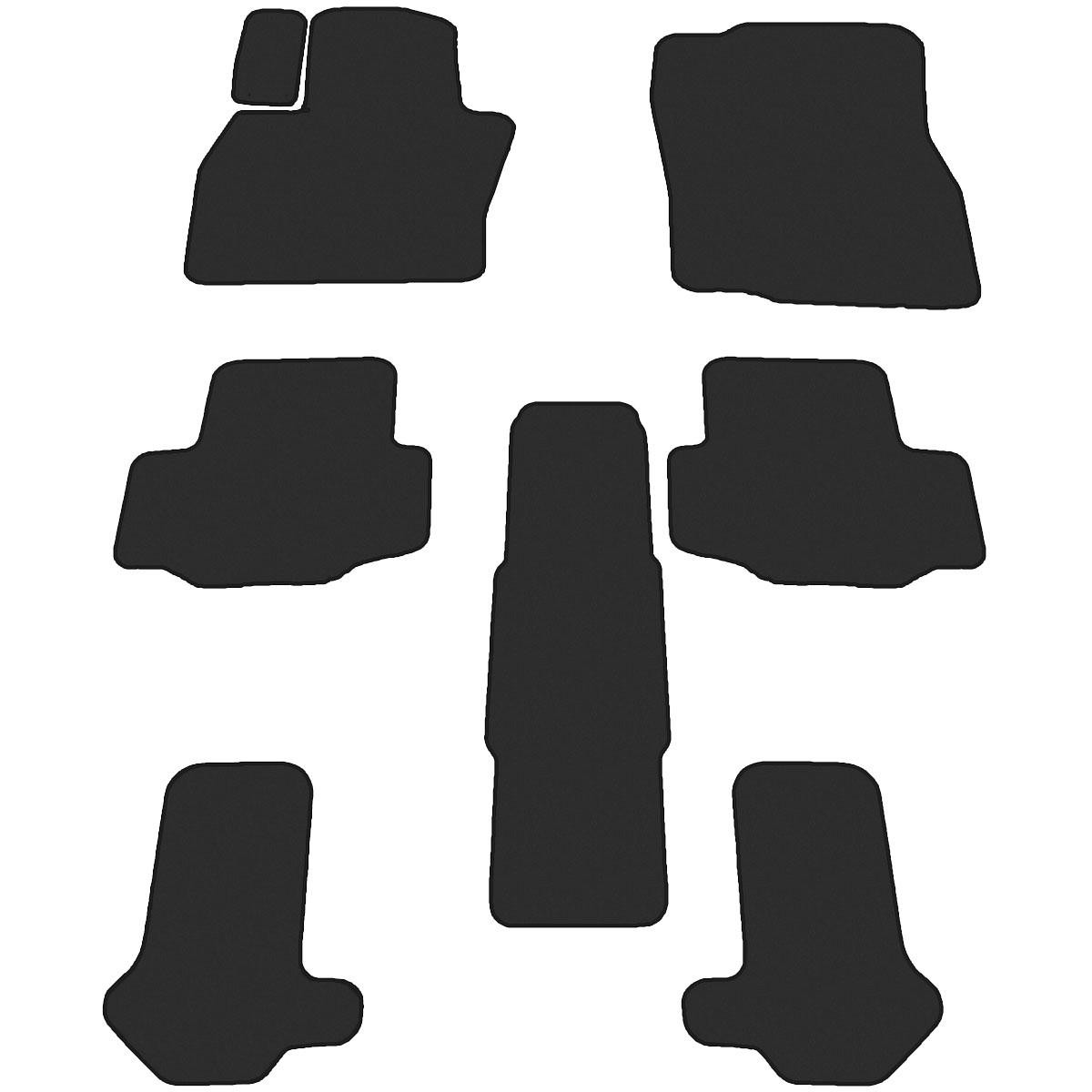 Medžiaginiai kilimėliai Mazda CX-80, 6 sėdimos vietos nuo 2024m.