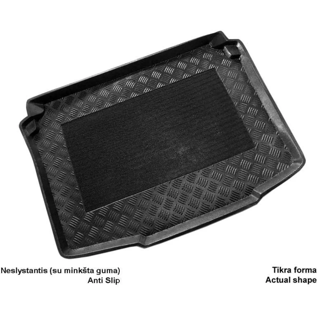 Plastikinis Bagažinės kilimėlis Seat Ibiza nuo 2008m. Plastikinis Bagažinės kilimėlis Seat Ibiza nuo 2008m.