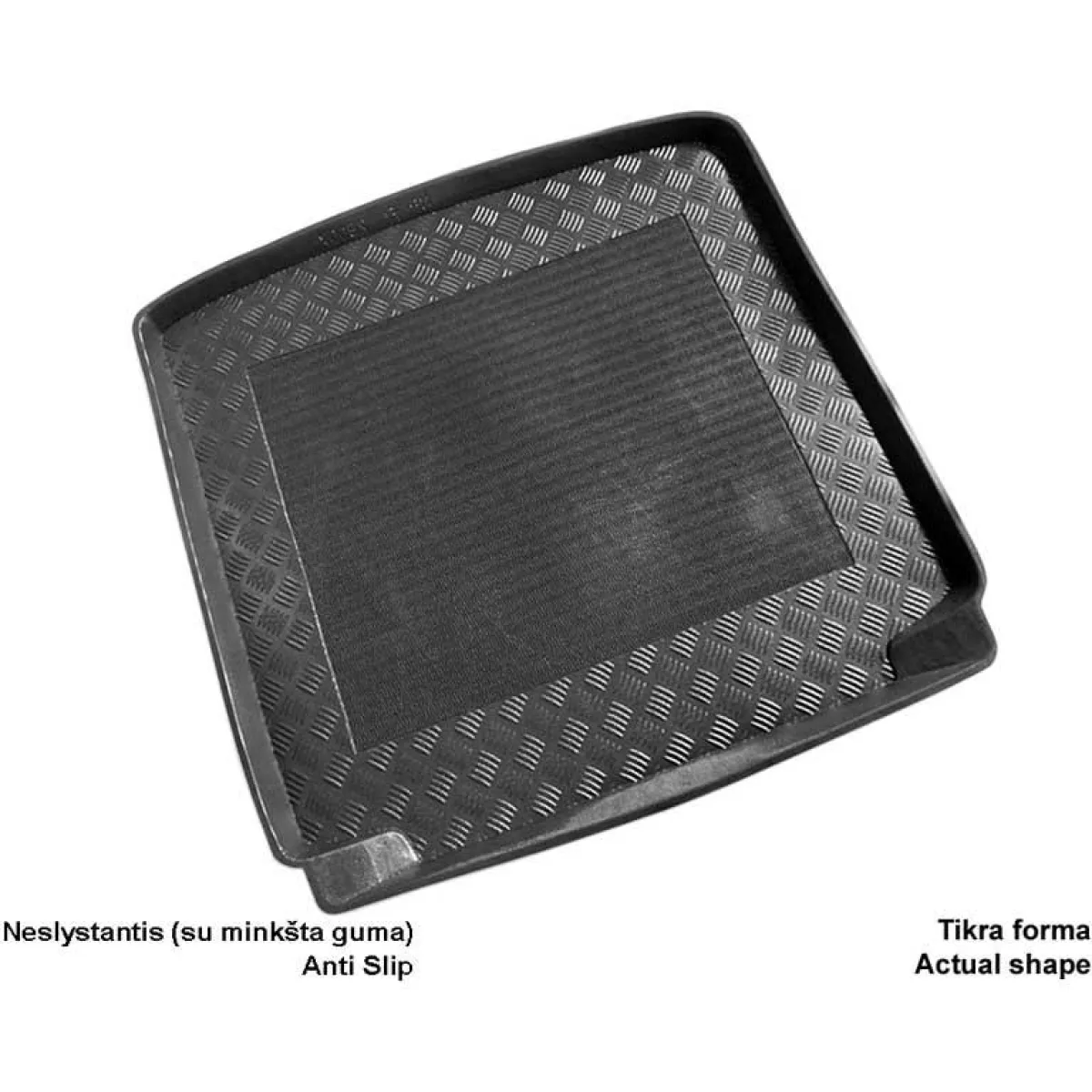 Plastikinis Bagažinės kilimėlis Skoda Fabia II universalas 2007-2014m. Plastikinis Bagažinės kilimėlis Skoda Fabia II universalas 2007-2014m.