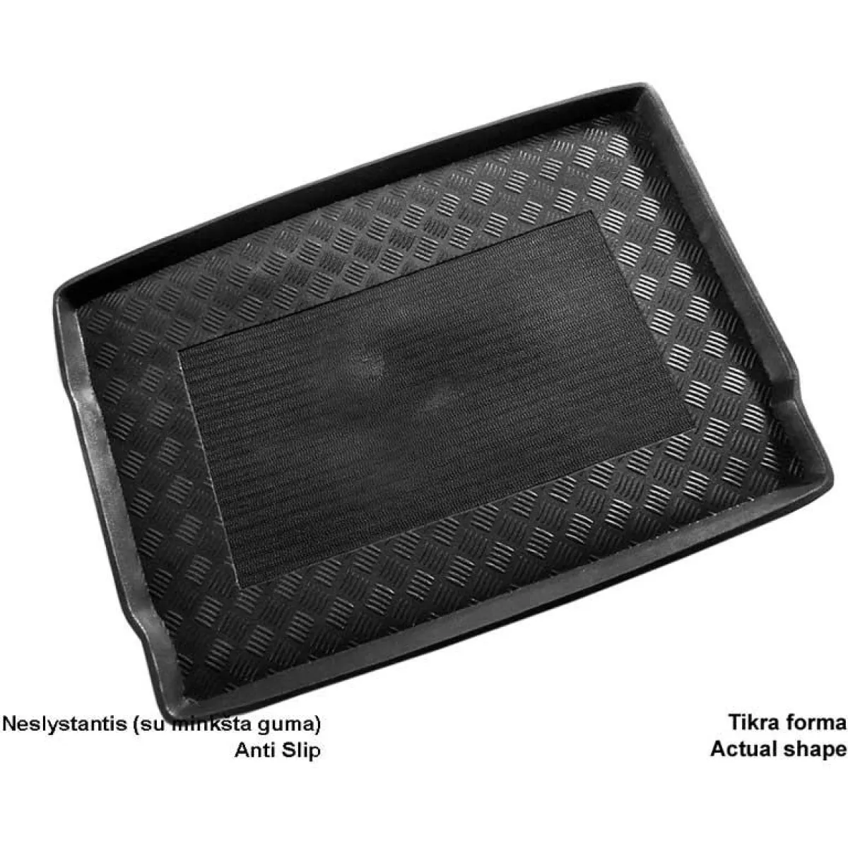 Plastikinis Bagažinės kilimėlis Volkswagen Golf V w reg. tire 2004-2009m. Plastikinis Bagažinės kilimėlis Volkswagen Golf V w reg. tire 2004-2009m.