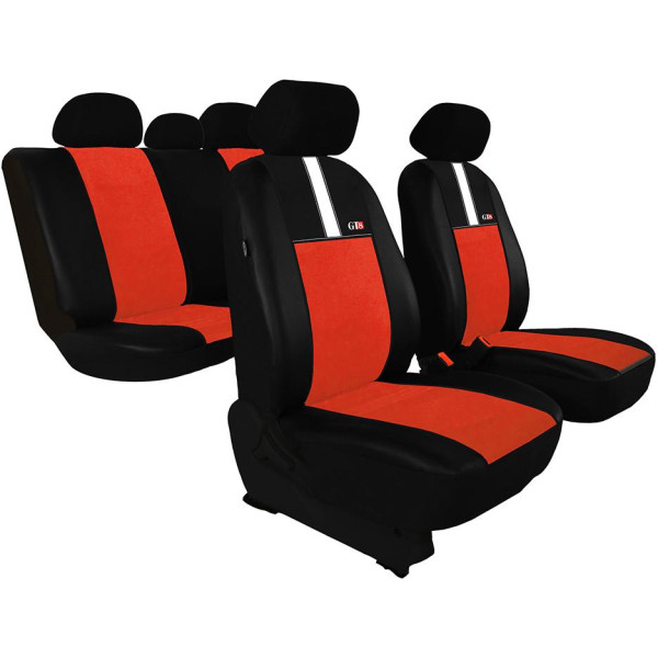 Universalūs automobiliniai GT8 sėdynių užvalkalai (eko oda, alcantara)