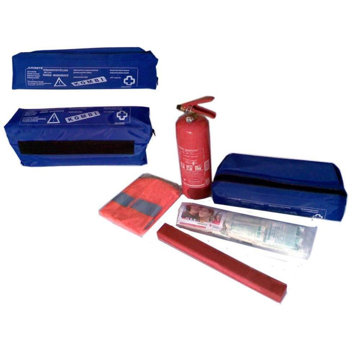 Automobilio saugumo rinkinys DIN-M2/2 2kg Ges. av.ž. liem.