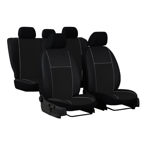 ECO LINE sėdynių užvalkalai (eko oda) Peugeot Rifter (5 vietų)
