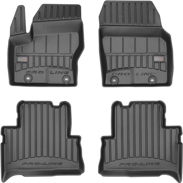 Guminiai kilimėliai Proline Ford C-Max II 2011-2019m. (distance between car mat clips 25,5 cm)