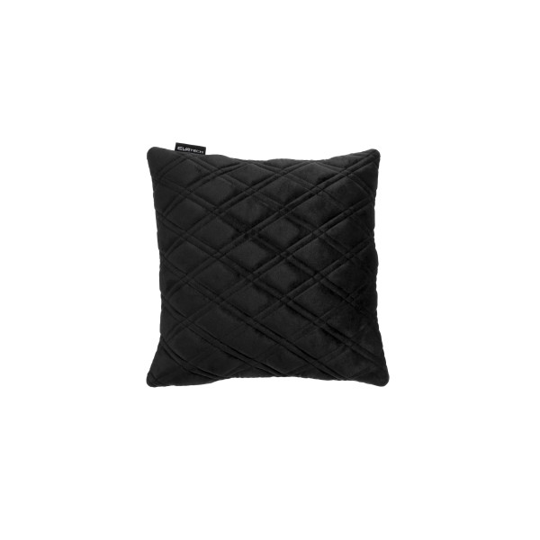 Automobilio pagalvė EVAtech 30x30 cm - juoda / juodos siūlės