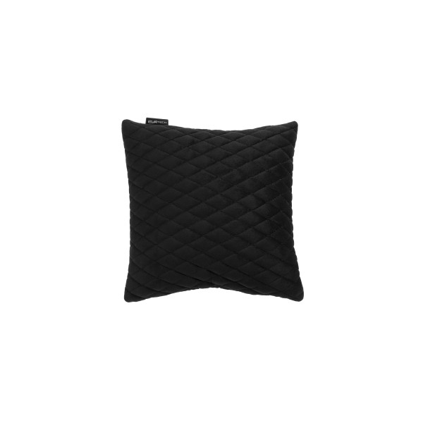 Automobilio pagalvė EVAtech 30x30 cm - juoda / juodos siūlės