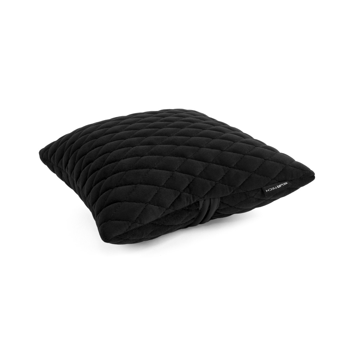 Automobilio pagalvė EVAtech 30x30 cm - juoda / juodos siūlės Automobilio pagalvė EVAtech 30x30 cm - juoda / juodos siūlės