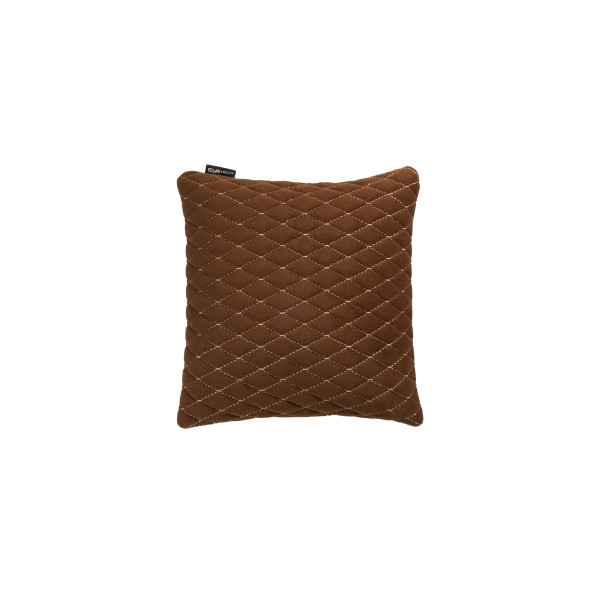 Automobilio pagalvė EVAtech 30x30 cm - ruda / rudos siūlės