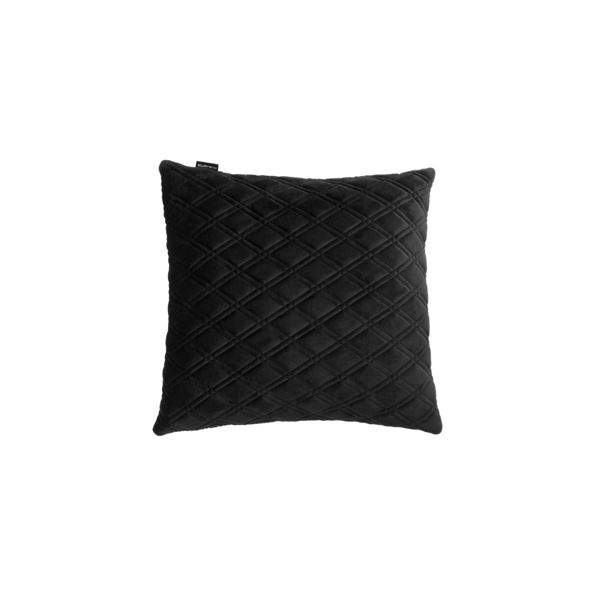 Automobilio pagalvė EVAtech 40x40 cm - juoda / juodos siūlės Automobilio pagalvė EVAtech 40x40 cm - juoda / juodos siūlės