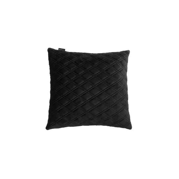 Automobilio pagalvė EVAtech 40x40 cm - juoda / juodos siūlės