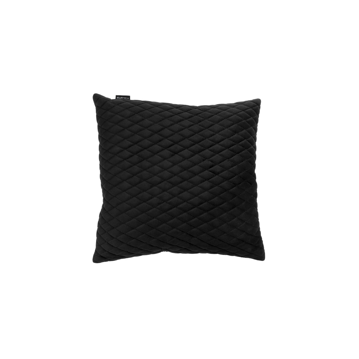Automobilio pagalvė EVAtech 40x40 cm - juoda / juodos siūlės Automobilio pagalvė EVAtech 40x40 cm - juoda / juodos siūlės