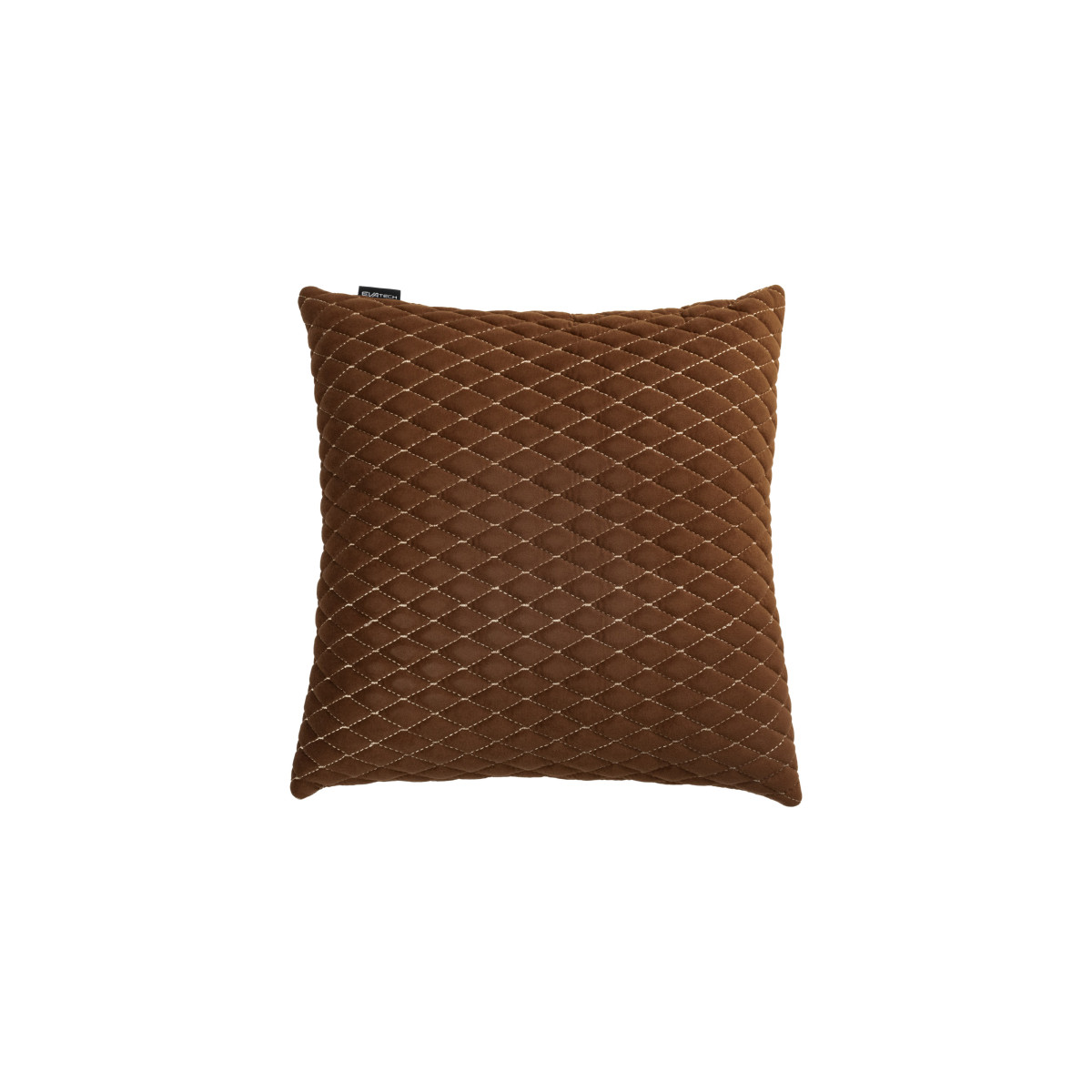 Automobilio pagalvė EVAtech 40x40 cm - ruda / rudos siūlės Automobilio pagalvė EVAtech 40x40 cm - ruda / rudos siūlės