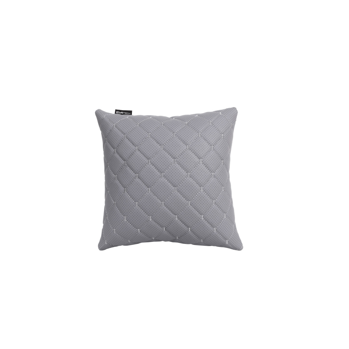 Automobilio pagalvė EVAtech ECO 30x30 cm - pilka / pilkos siūlės Automobilio pagalvė EVAtech ECO 30x30 cm - pilka / pilkos siūlės