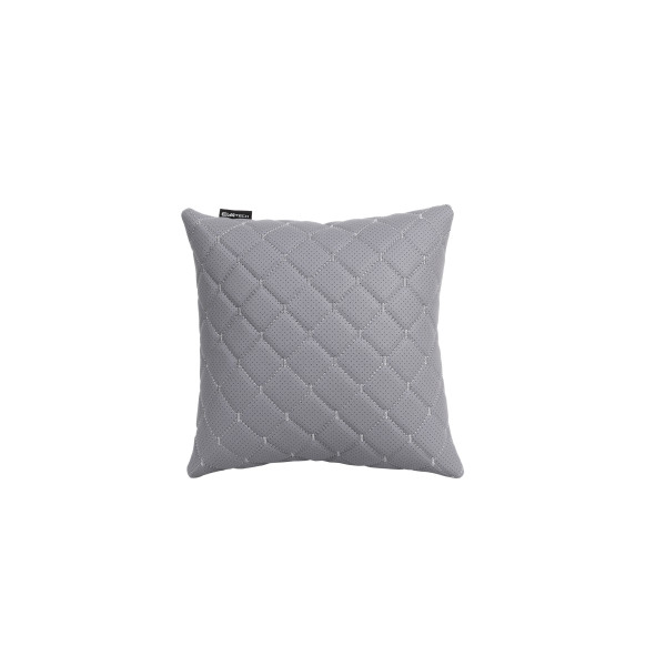 Automobilio pagalvė EVAtech ECO 30x30 cm - pilka / pilkos siūlės