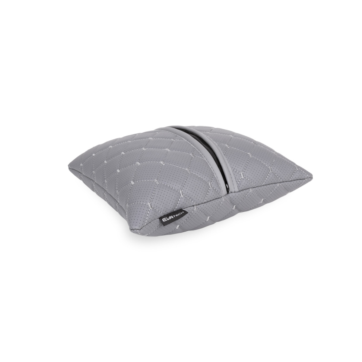 Automobilio pagalvė EVAtech ECO 30x30 cm - pilka / pilkos siūlės Automobilio pagalvė EVAtech ECO 30x30 cm - pilka / pilkos siūlės