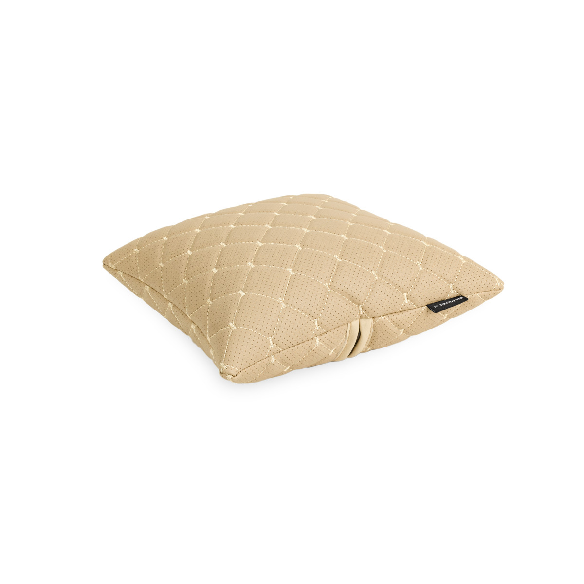 Automobilio pagalvė EVAtech ECO 30x30 cm - smėlio / smėlio siūlės Automobilio pagalvė EVAtech ECO 30x30 cm - smėlio / smėlio siūlės